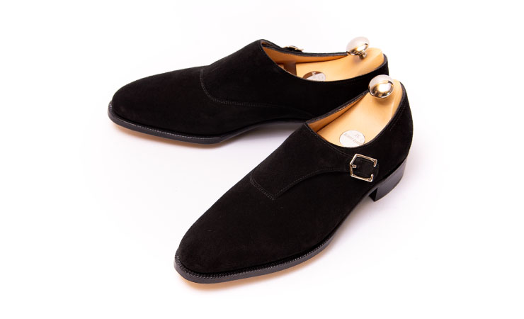 ジョンロブ買取JERMYN3(ジャーミン3)シングルモンクブラックスエード