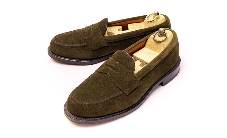 オールデン買取62445コインローファーグリーンスエードユナイテッドアローズ別注25周年記念