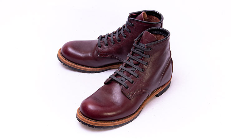 レッドウィング買取9011ベックマンレースアップブーツブラックチェリー廃盤フェザーストーン2015年製